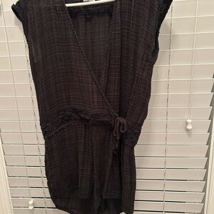 O'Neill Black Lace Detail Romper